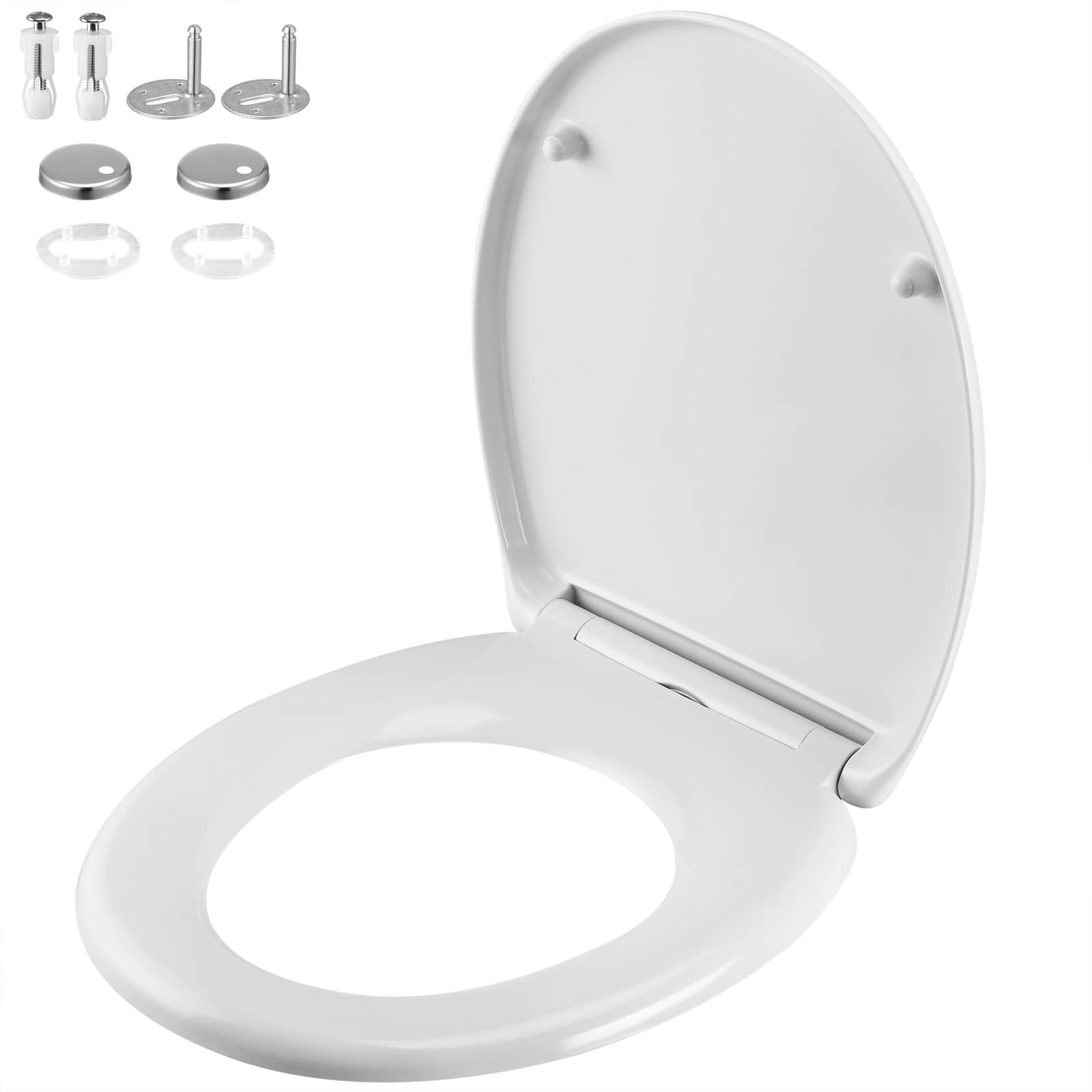 Toiletsæde hvid med soft-close