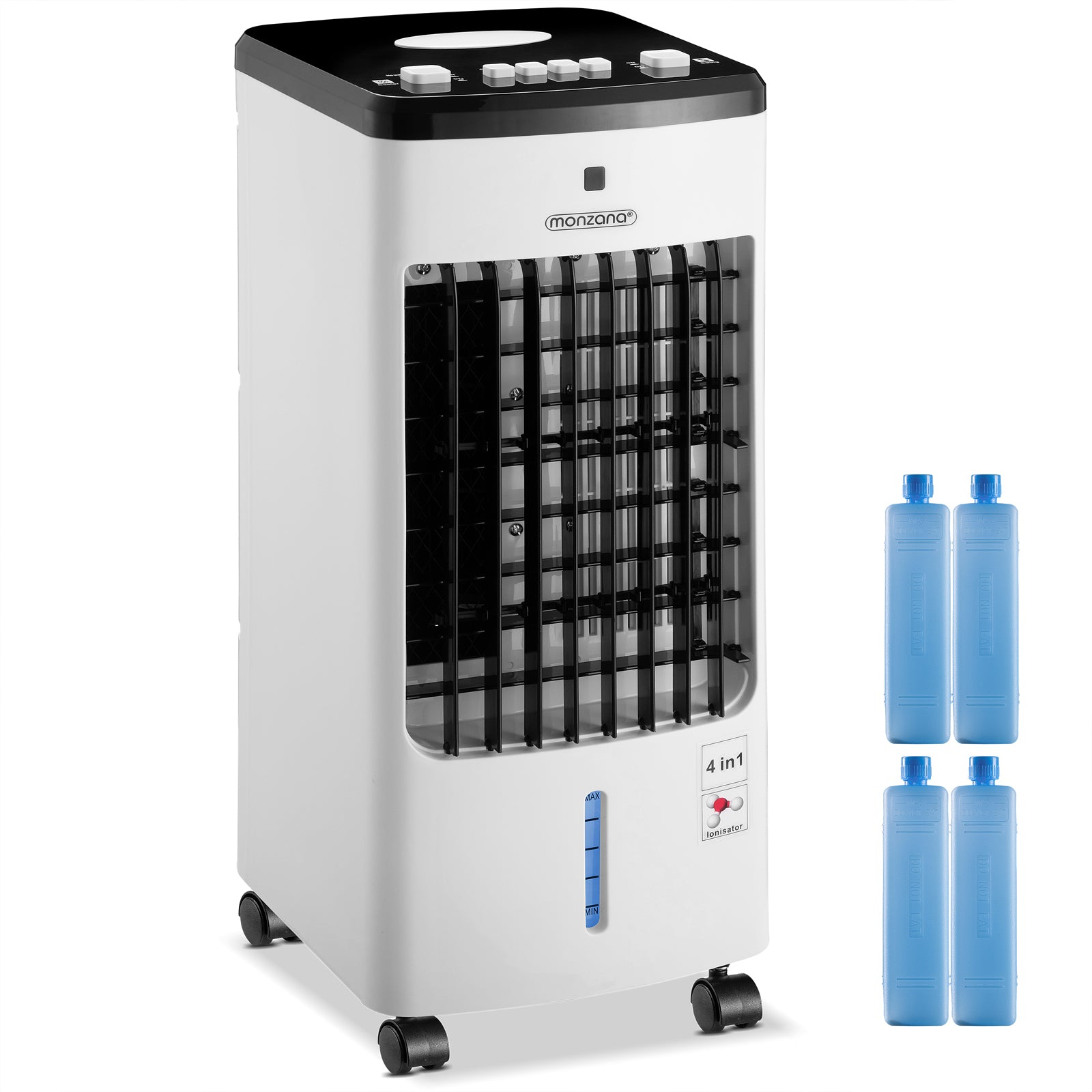 Billede af Mobilt Aircooler 4i1 Hvid/Sort 3,5L