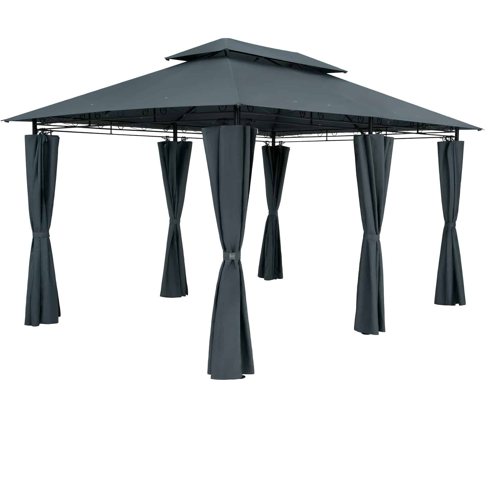 Billede af Casaria Pavilion 3x4m, metal, vandafvisende, antracit