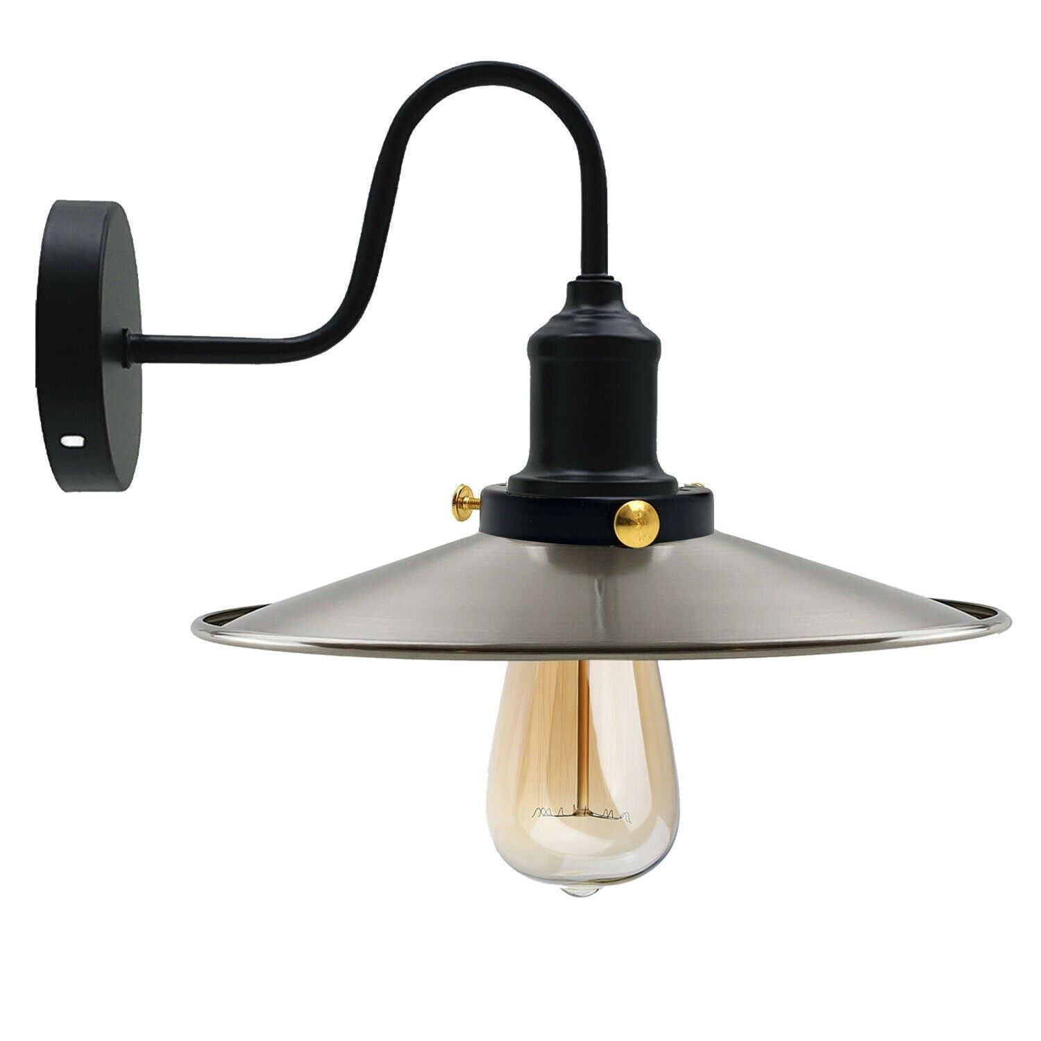 Billede af Metal Væglampe Retro Vintage Industriel Lampe Lanterne Lys E27