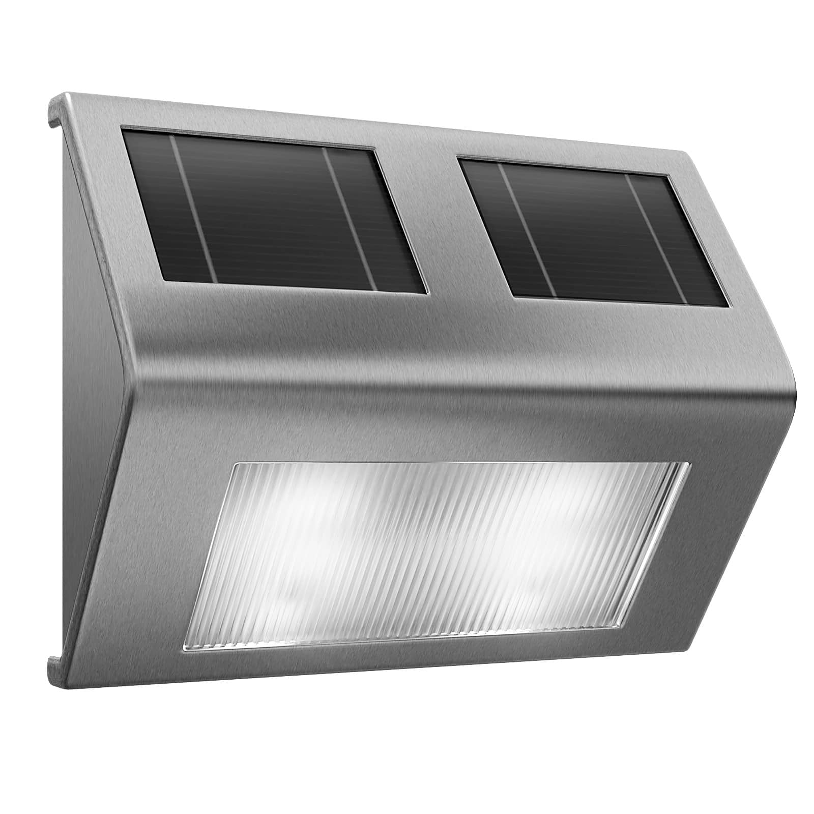 LED solcelle væglampe rustfrit stål IP65