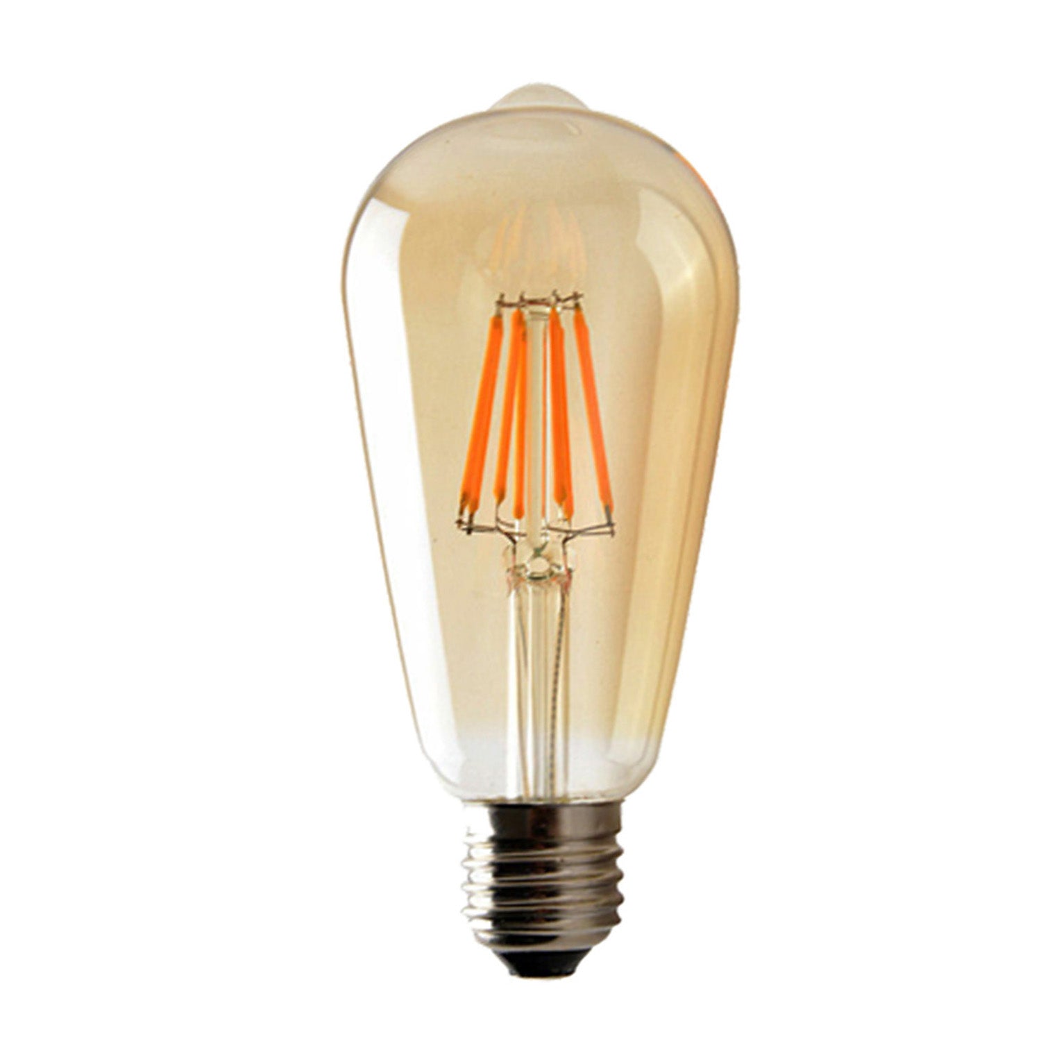 Billede af ST64 E27 6W dæmpbar vintage LED retro klassiske lyspærer