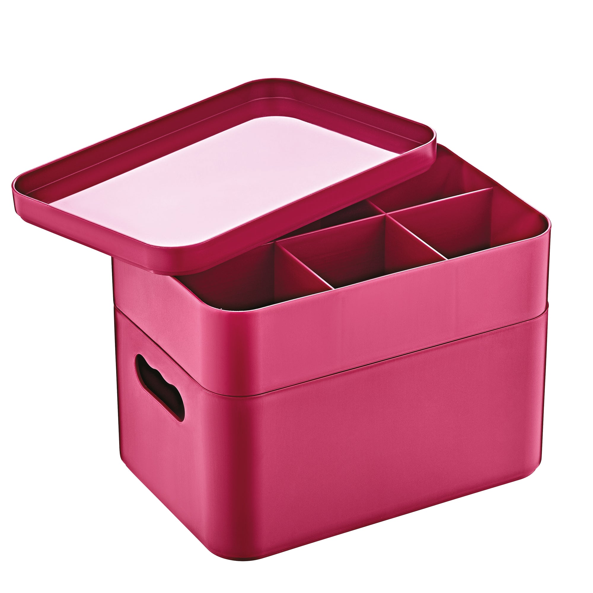Se 2 Layer Multipurpose organizer Box, pink hos Lammeuld.dk