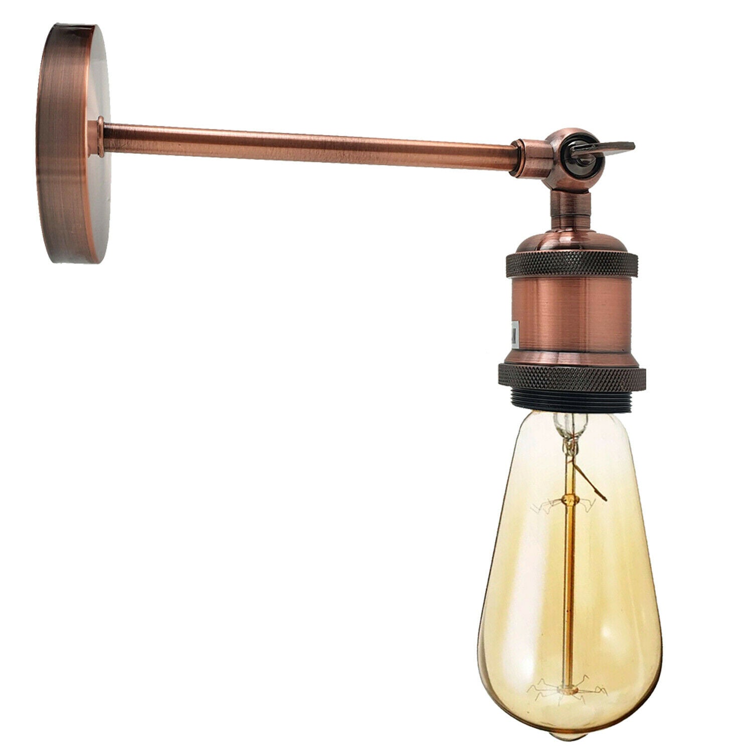 Billede af Industriel kobber Retro justerbare væglamper Vintage Style Sconce Lamp Fitting Kit