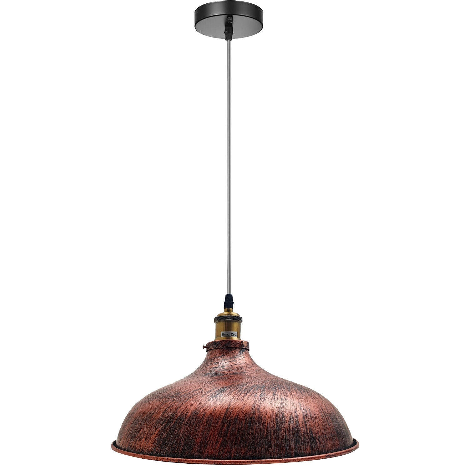 Se Stil industriel pendel. Vintage hængende hængelampe hos Lammeuld.dk