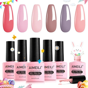 Set Of 6pcs - Kit Set 22 - AIMEILI GEL POLISH