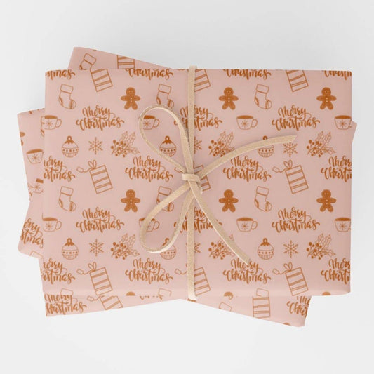 WOODLANDS MUSHROOMS Roll of THREE Wrapping Paper SHEETS (19x27) - THE  BEACH PLUM COMPANY