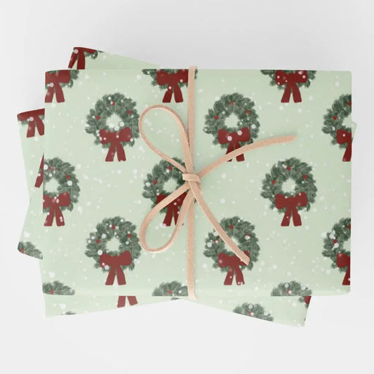 Boho Gingerbread Christmas - Wrapping Paper Sheets