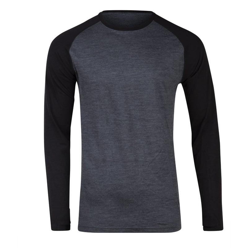 Men's Aspect Midweight Merino Wool Base Layer Long Sleeve Shirt - Ridge ...