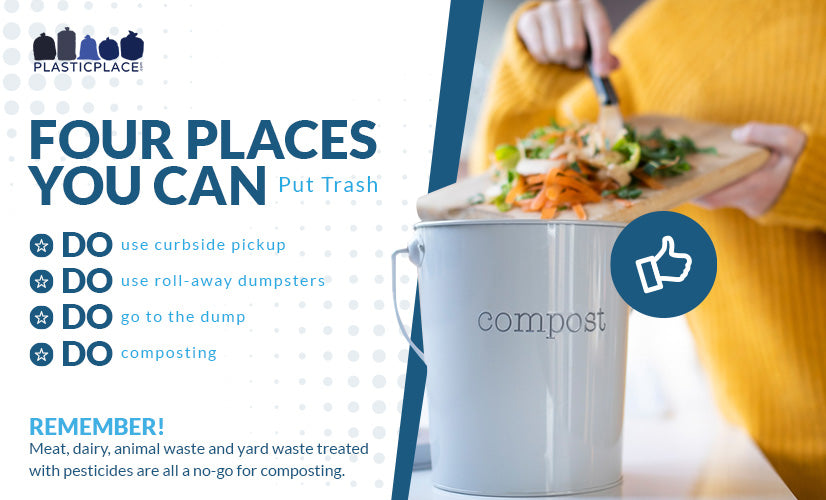 Four Places You Can Put Trash