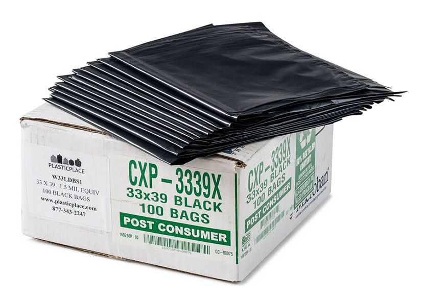 Plasticplace 32- to 33-Gallon Post-Consumer Recycled Trash Bags