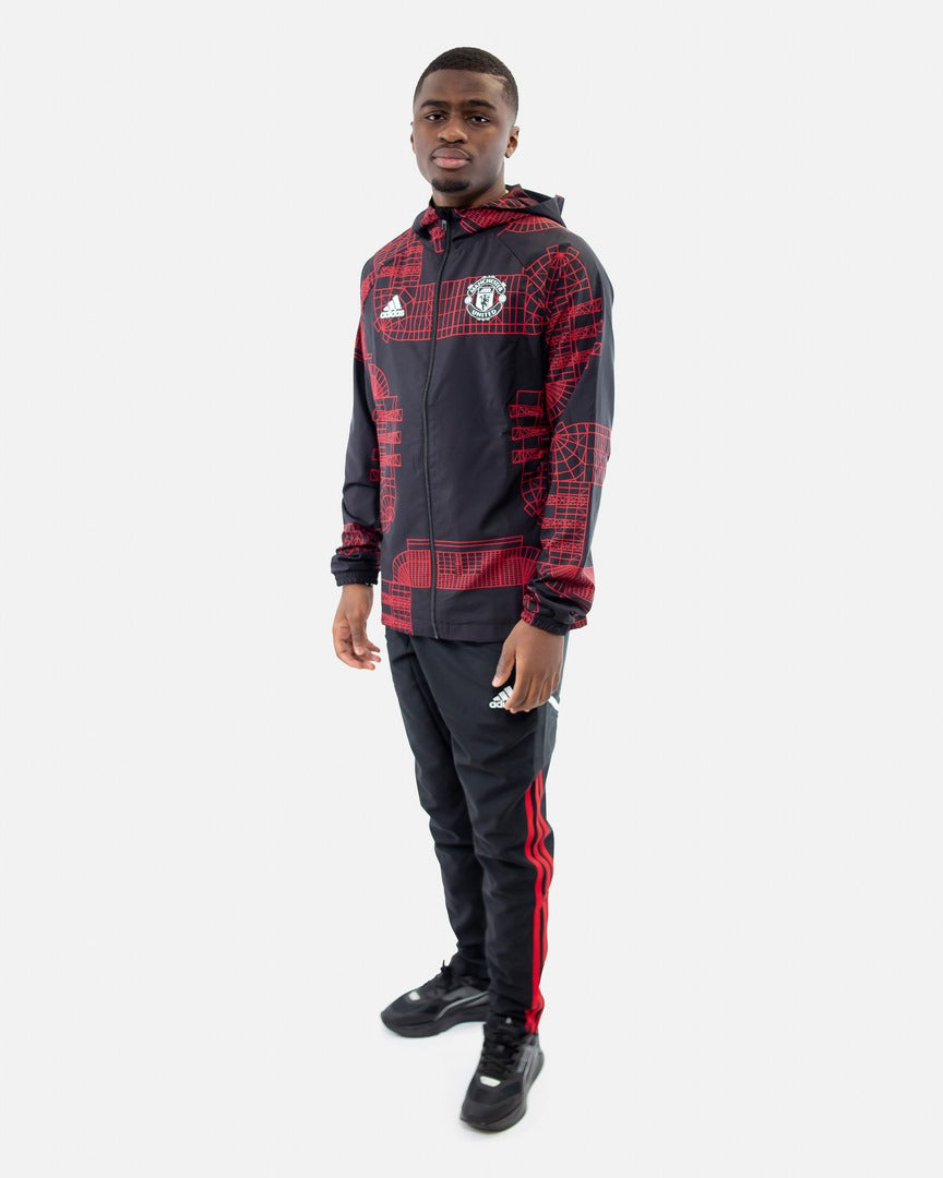 Chandal de Chaqueta del Manchester United Teamgeist 2021-2022 Negro