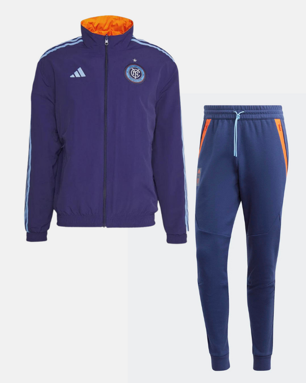 Pantalón de Chándal Real Madrid 3 Franjas 2022/2023 - Azul/Amarillo –  Footkorner