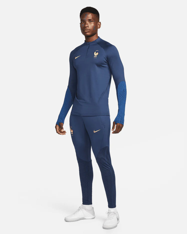 Survêtement d'entrainement Equipe de France 2022 - Bleu/Doré – Footkorner