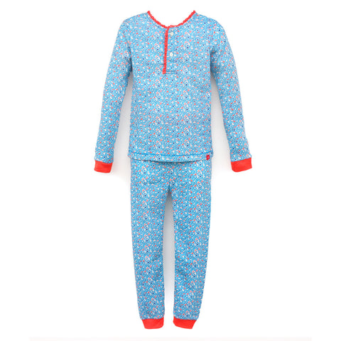 Children's Cotton Pajamas Camping Pals PJs Jammies Set with Cape and P ...