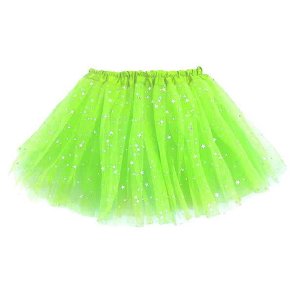 Girls Sparkle Tutu Layered Princess Ballet Skirt Green – Knotty Kid