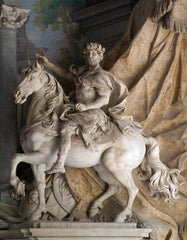 Equestrian statue of Charlemagne by Agostino Cornacchini (1725), St. Peter's Basilica, Vatican City.