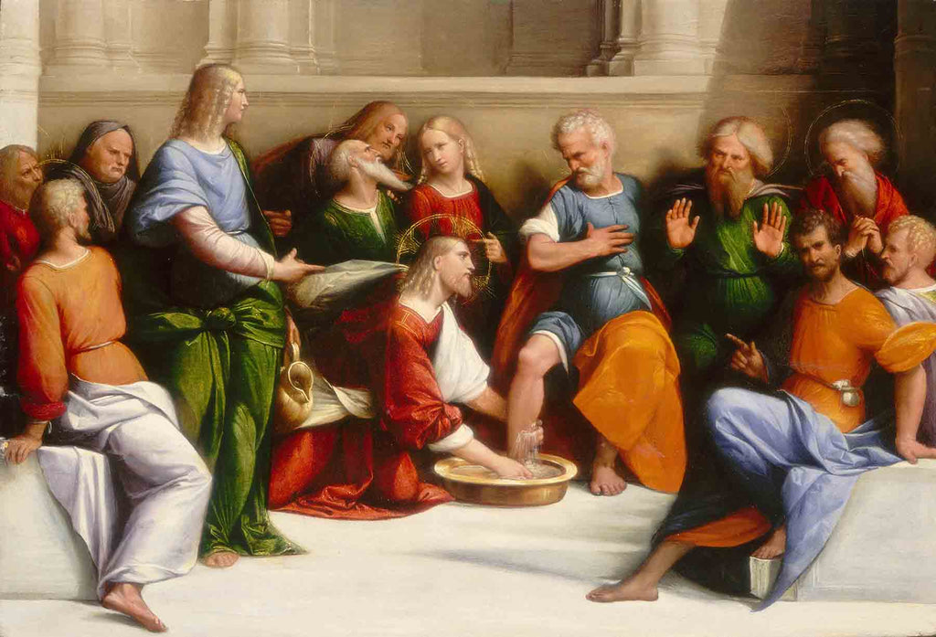 Christ Washing the Disciples’ Feet,between 1520 and 1525, Benvenuto Tisi  (1481–1559)