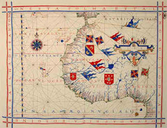 The West Coast of Africa 1500s Portuguese Chart