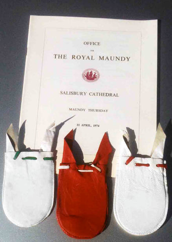 Royal Maundy Money Pouches and Program