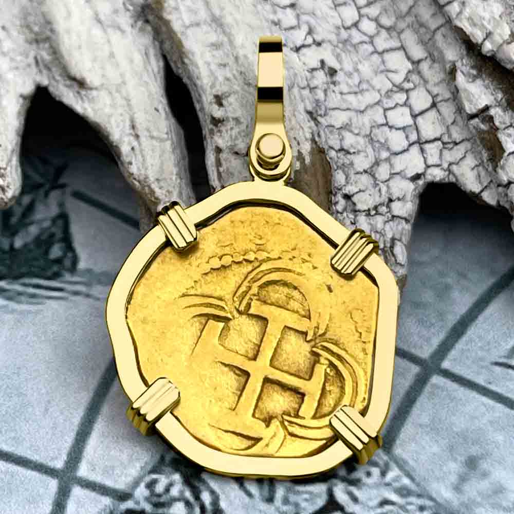 gold doubloon necklace