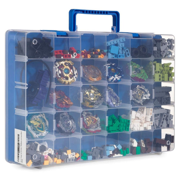 JTJ Sourcing Bins Things Blue_Red Lego Container w/Baseplate