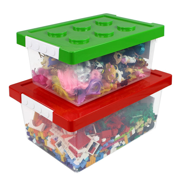 Stackable Craft Storage Container With Clear 40 Compartments - Large –  G-Rack US