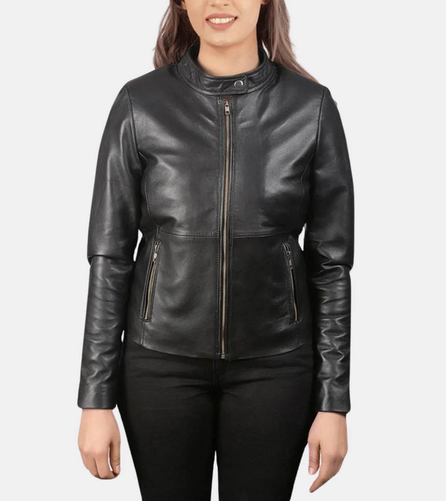 Evane Women's Black Leather Jacket - 100% Original Leather | Antarctic ...