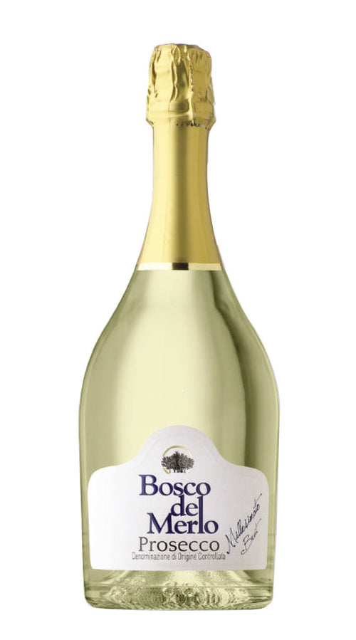 Vin pétillant italien vegan - DOC Prosecco - Bosco del Merlo - Prosecco  Brut Millesimato