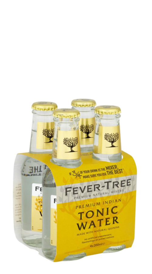 Acqua Tonica Premium Indian Tonic Water Fever Tree 4 bottiglie da 2