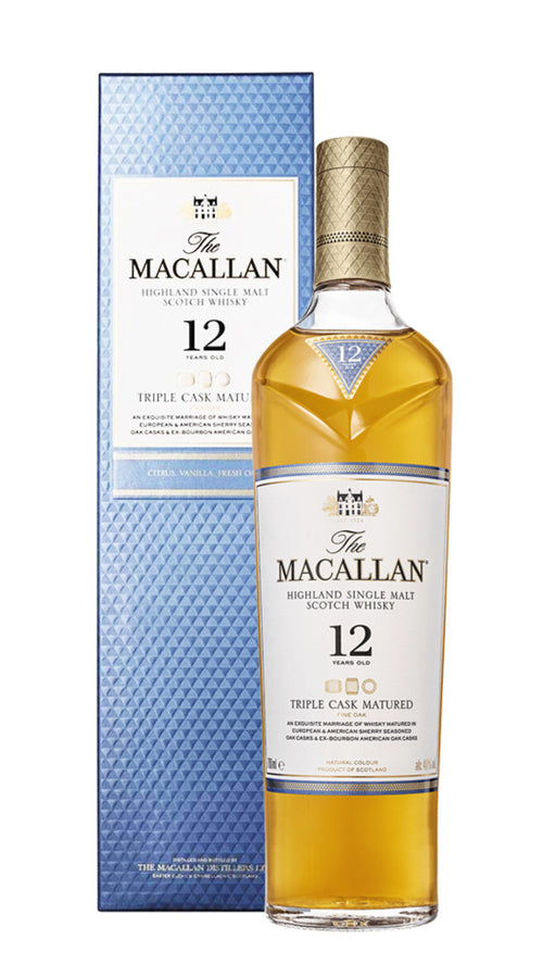 Whisky Single Malt Triple Cask Macallan 12 Anni (Confezione)