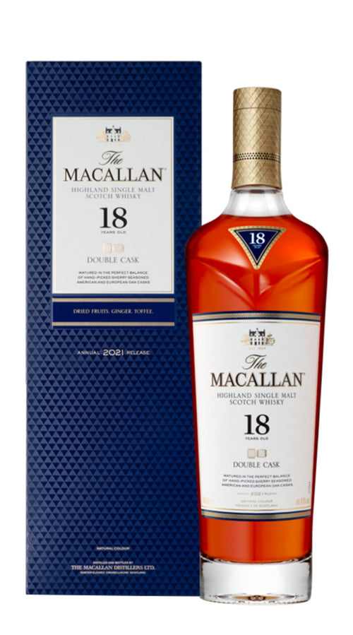 Whisky Single Malt Double Cask Macallan 18 Anni