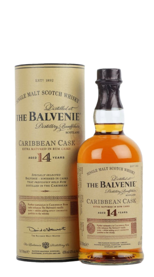 Whisky Single Malt 'Caribbean Cask' Balvenie 14 Years