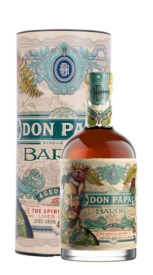 Rum 'Baroko' Don Papa (confezione)