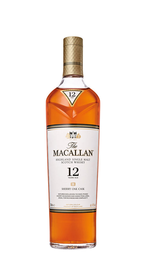 Whisky Single Malt Sherry Oak Macallan 12 Anni