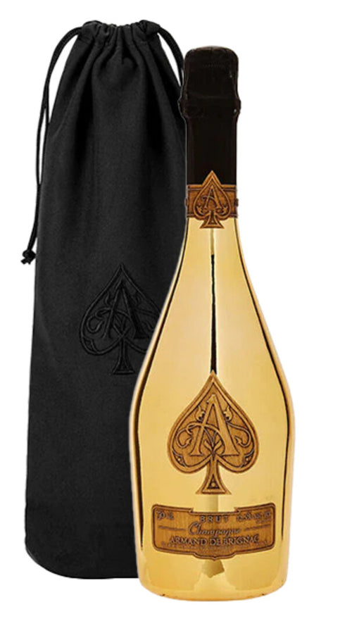 Armand De Brignac Armand De Brignac Brut Gold Champagne with Velvet Bag -  Luxurious Drinks B.V.