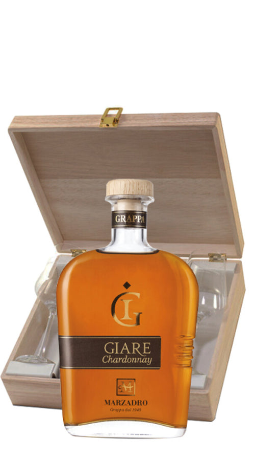 Kit Grappa di Chardonnay 'Giara Glass Pack' Marzadro