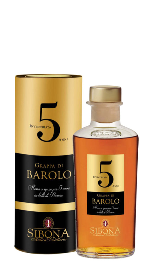 Grappa di Barolo Invecchiata Sibona 5 anni - 50cl