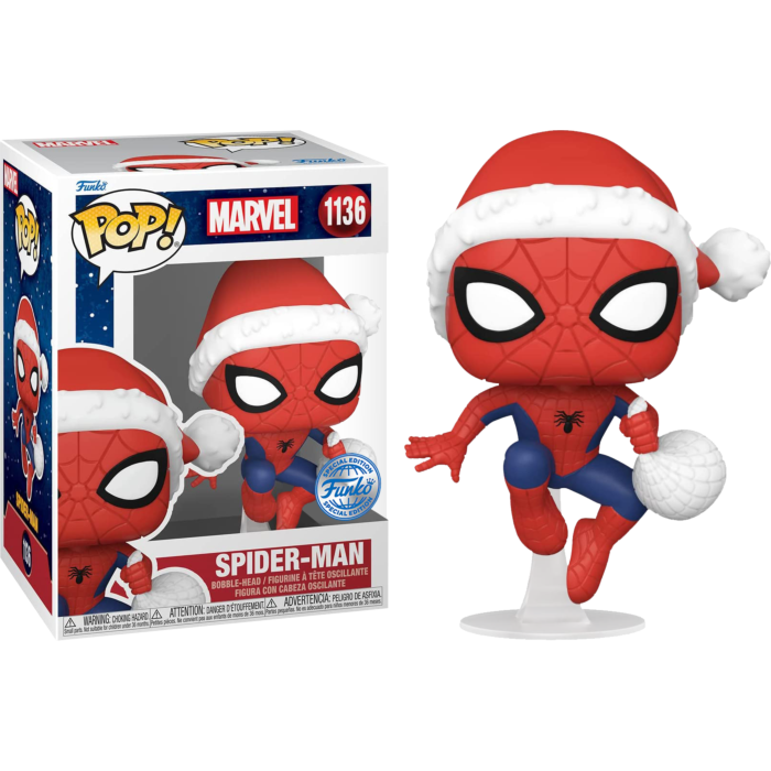 Spider-Man - Spider-Man in Santa Hat Beyond Amazing Funko Pop! – Kronen-p0ps