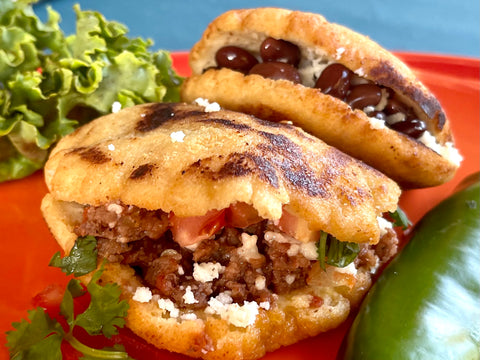 Keto Beef Gorditas using Sonora Keto Tortilla mix