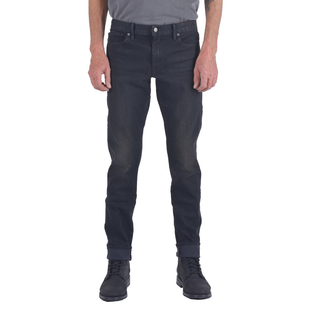Men\'s Silver Grey Slim Fit Selvedge Jeans Clothiers Andrew Hiroshi - Davis – Kato