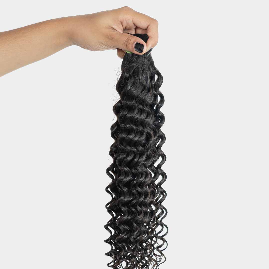 Indian Curly Bulk Human Hair For Braiding ( No Weft ) – DDS Hair