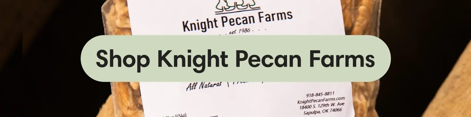 Bag of Pecan Pieces from Knight Pecan Farms