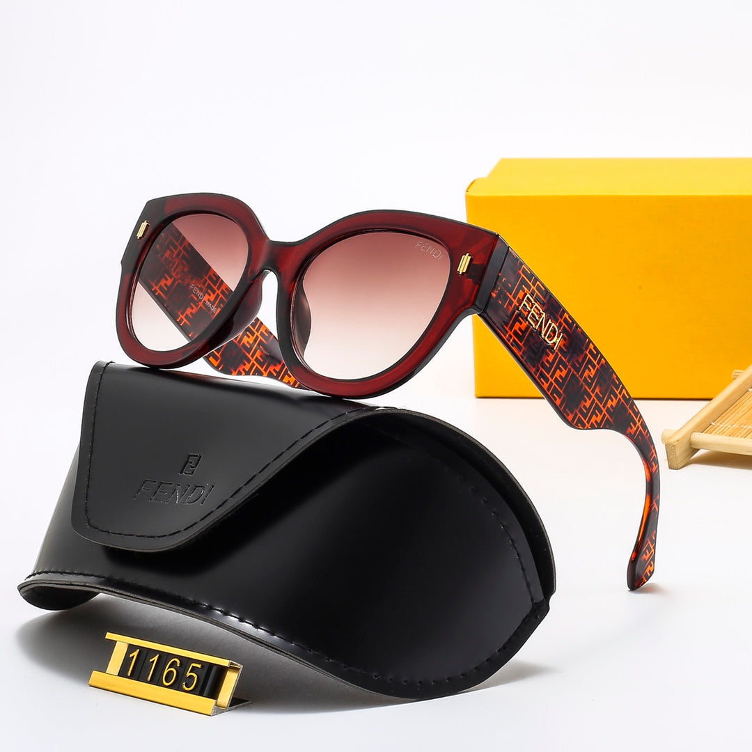 Fendi FF New Woman Men Fashion Summer Sun Shades Eyeglasses Glasses Sunglasses