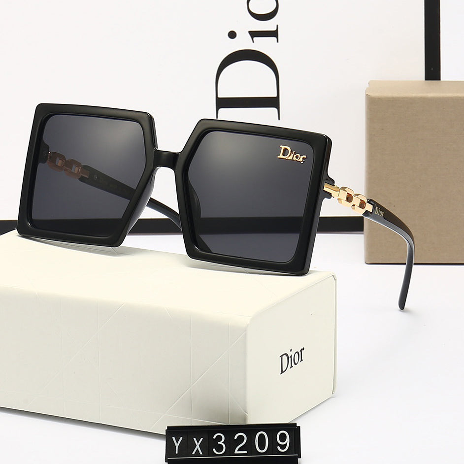 Christian Dior Women Men Fashion Summer Sun Shades Glasses Glass