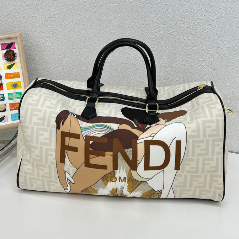 Fendi FF Fashion Travel Bag Tote Bag Shoulder Bag Crossbody Bag