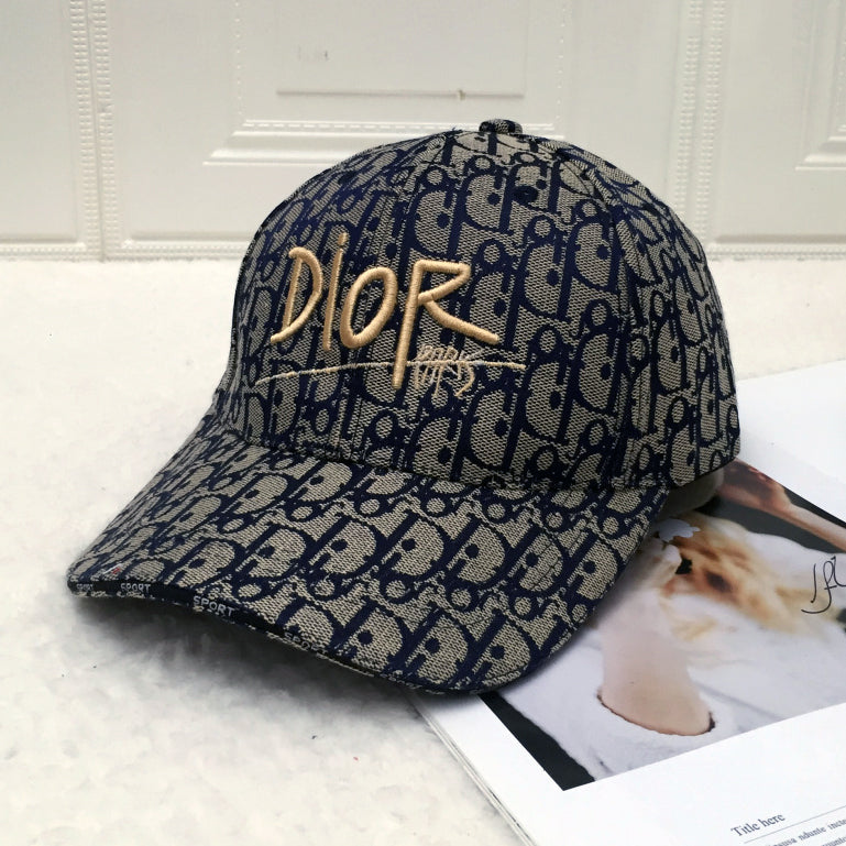 Dior Woman Men Fashion Print Sport Baseball Hat Cap