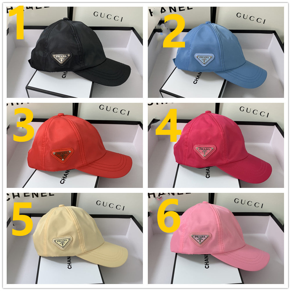 Prada Embroidery Woman Men Fashion Sport Baseball Hat Cap