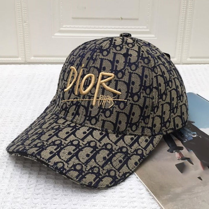 Dior Woman Men Fashion Print Sport Baseball Hat Cap