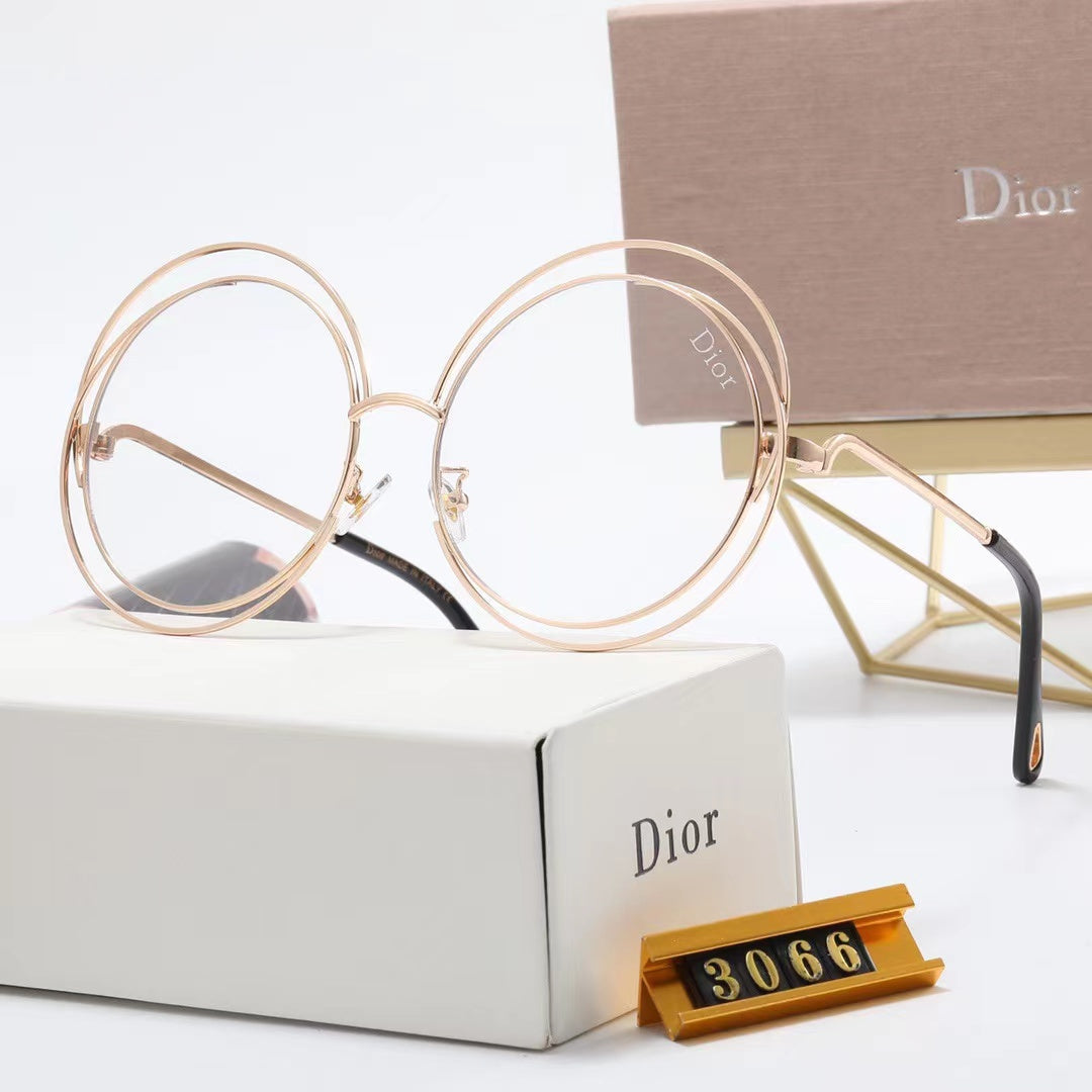 Christian Dior Woman Men Fashion Summer Sun Shades Eyeglasses Glasses Sunclasses